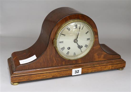 Wooden cased mantel clock